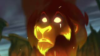 Kion gets his scar and Scar’s defeat Finnish [upl. by Leontyne]