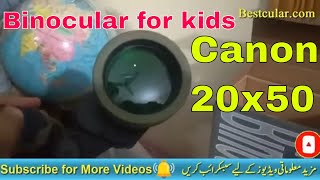 canon 20x50 binoculars Unboxing and review Best Binocular for long rang [upl. by Isaac]