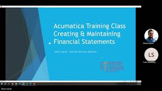 Acumatica Training Class  Financial Statement Creation [upl. by Ann-Marie]