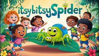 Its Bitsy Spider Song  Nursery Rhymes amp Animal Kids Song [upl. by Arev]