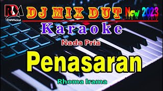 Penasaran  Rhoma Irama  Karaoke Dj Remix Dut Orgen Tunggal Terbaru Nada Pria Cover By RDM [upl. by Milak]