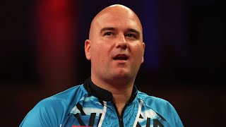 Rob Cross in very awkward moment with World Grand Prix rival seconds before contest [upl. by Helms]