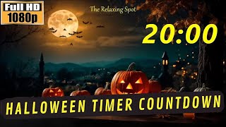 20Minute Halloween Timer Countdown  Get Spooky amp Stay Productive 🦇 🎃👻 [upl. by Woodrow]