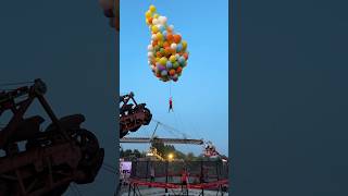 We Caught Helium Balloons with a Trampoline [upl. by Aihsatan]