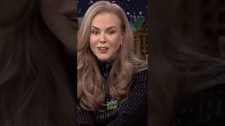 Nicole Kidman SHOCKS Jimmy Fallon shorts comedy humor [upl. by Annatsirhc]