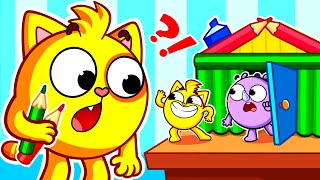 Dollhouse Party Song 🏠 Toys Dream House  Funny Kids Songs 😻🐨🐰🦁 And Nursery Rhymes by Baby Zoo [upl. by Doowyah873]