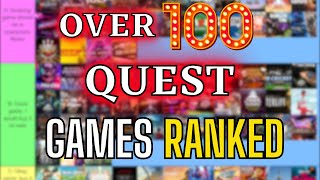 OVER 100 Quest Games Ranked 2024  THE BEST QUEST 2 AND QUEST 3 GAMES [upl. by Atidnan931]