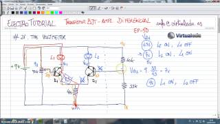 ElectroTutorial 284 1 Amplificador Diferencial  BJT [upl. by Meghann]