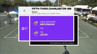 Iva Jovic USA vs Usue Maitane Arconada USA  HighLights [upl. by Wiles253]