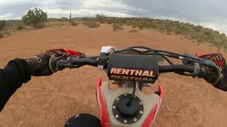 CRF250RX Desert Single Track [upl. by Matuag685]