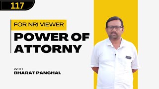 How To  NRI Given Power of Attorney in India Bharat Panchal [upl. by Nirrok]