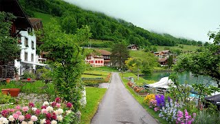 Oberried Switzerland 🇨🇭 walking tour 4K 60fps  Most beautiful Swiss villages [upl. by Burney]