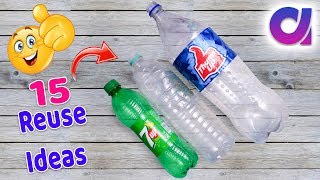 15 most amazing way to reuse plastic bottle  Best out of waste  Artkala 519 [upl. by Batty691]