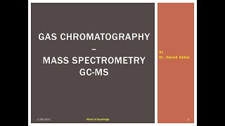 Gas Chromatography Mass Spectrometry GCMS [upl. by Etnahc]