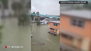 MILTON DAMAGE A look at damage caused by Hurricane Milton in Florida [upl. by Higbee]