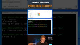 Git Status Porcelain git github gitlab bitbucket devops gitops docker python javascript [upl. by Seroled]