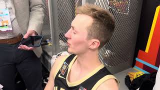 Fletcher Loyer talks NCAA Title loss and end of season [upl. by Selia742]