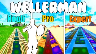 Wellerman Sea Shanty Noob vs Pro vs Expert Fortnite Music Blocks  With Code [upl. by Aitetel]