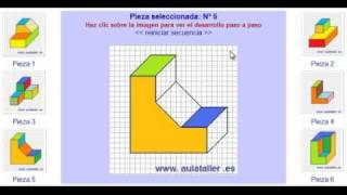 Proyectos Tecnología ESO  Trazado de perspectivas 3D [upl. by Margo]