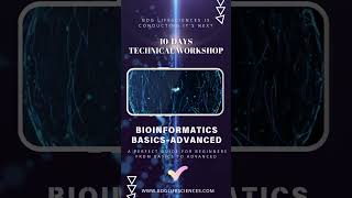 Bioinformatics Workshop–from basics to advanced techniques🔬  🗓 Limited seats available Register Now [upl. by Mettah31]