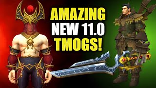 New AMAZING 110 Transmog Items Veggie Weapons Warlock Tier Set Harvester Set amp More War Within [upl. by Oimetra]