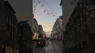 Oxford Street London looking very festive with the Christmas lights 🎅🎄 [upl. by Mcleod]