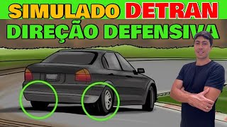 RESUMO DIREÇÃO DEFENSIVA CONDIÇÕES ADVERSAS  SIMULADO DETRAN 2021 DICAS E MACETES DE PROVA [upl. by Llerdnek]