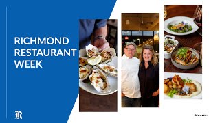 Richmond Restaurant Week runs October 2127 [upl. by Moguel]