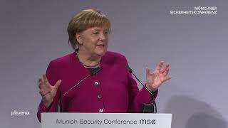 Münchner Sicherheitskonferenz  Rede von Bundeskanzlerin Merkel am 160219 [upl. by Golding]