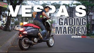 Review  testride VESPA S GADING MARTEN speedingindo [upl. by Enniroc]