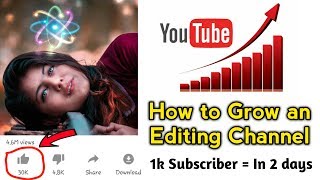 😲How to grow your Editing Channel1k Subs in 2 daysYoutube channel ko grow kaise kare90 Creators [upl. by Ennaeilsel]