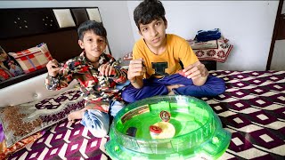 Piyush Vs Kunali 😍 Beyblade Fight [upl. by Annayek]