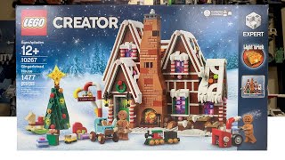 LEGO 10267 GINGERBREAD HOUSE Review 2019 Winter Village [upl. by Eus500]