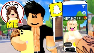 PRETENDING to be an ODER in Roblox SNAPCHAT [upl. by Nido59]