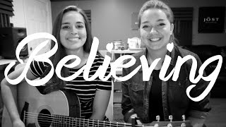 Believing by Nashville Cast  Cover by AmyJoy and Macy Shaw [upl. by Lapotin198]