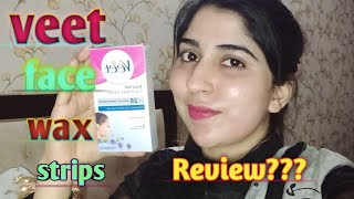 veet face wax stripshonest review worth or not [upl. by Trefor]