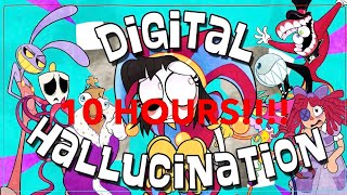 Digital Hallucination The Amazing Digital Circus Music Video 10 HOURS [upl. by Nnylsor295]