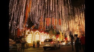 Mukesh Ambani’s residence ‘Antilla’ decked up for IshaAnands wedding [upl. by Ailad]