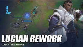 Lucian Skill Rework  Wild Rift [upl. by Auj]