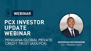 PCX Investor Update Webinar [upl. by Imena830]