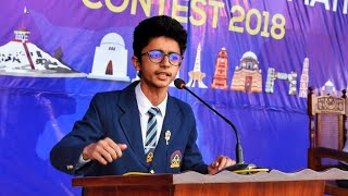 Best appreciated Urdu speech  Popular Taqreer  All Pakistan Declamation contest  Chenab College [upl. by Eluj756]