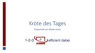 Kröte des Tages essen  Wie diese ZeitmanagementMethode Ihre Produktivität steigern kann [upl. by Pimbley]