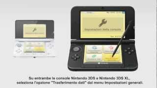 Tutorial per il trasferimento dati da Nintendo 3DS a Nintendo 3DS XL [upl. by Quartet]