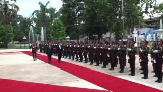 Japans Crown Prince makes landmark visit to Laos [upl. by Hoffert]