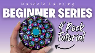 Beginner Series  Dot Art Mandala Tutorial For Beginners [upl. by Yspyg802]