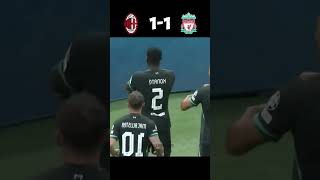 Ac Milan vs Liverpool  UEFA Champions league highlights football shorts [upl. by Grous]