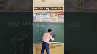 HARD WORK Vs SMART WORK  DONT WORK HARD  Thirsty Crow Story  easydrawing drawing motivation [upl. by Swithin]