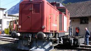 EisenbahnSchneeschleudern der SBB und DB AG [upl. by Adaliah]