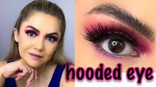 HOW TO Apply False Lashes on Hooded  Downturned Eyes  MY TOP TIPS [upl. by Niklaus]