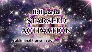 ✩ 1111 Portal ✩ Starseed Activation ☆ Subliminal Transmission ☆ Amethyst Crystal Codes ✩ [upl. by Tommy]